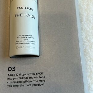 Tan luxe face illuminating drops